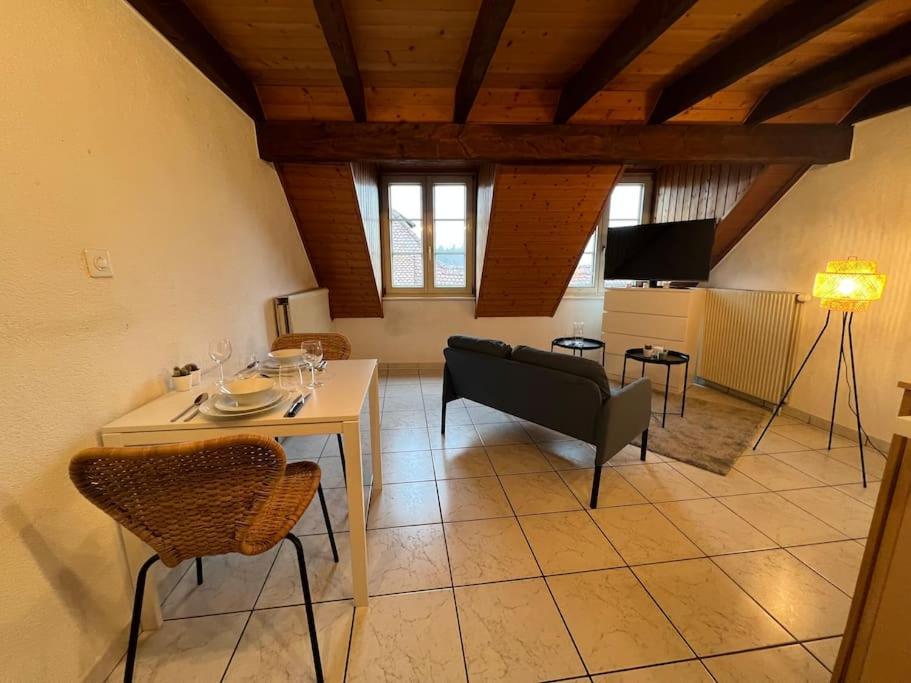 Charmant Appartement En Duplex A Porrentruy Εξωτερικό φωτογραφία